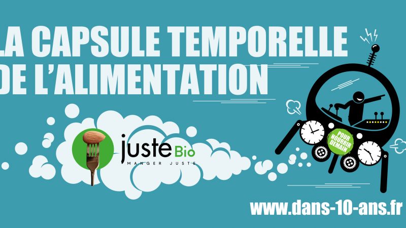 JusteBio embarque dans la capsule temporelle de l’alimentation