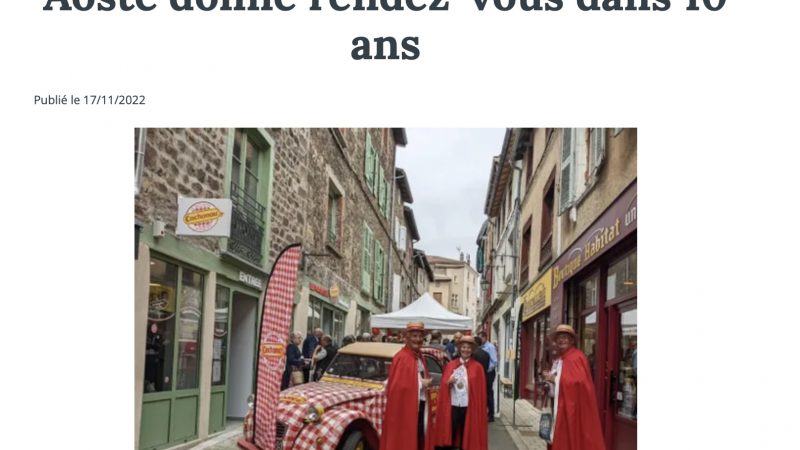 Le Pays – Aoste donne rendez-vous dans 10 ans