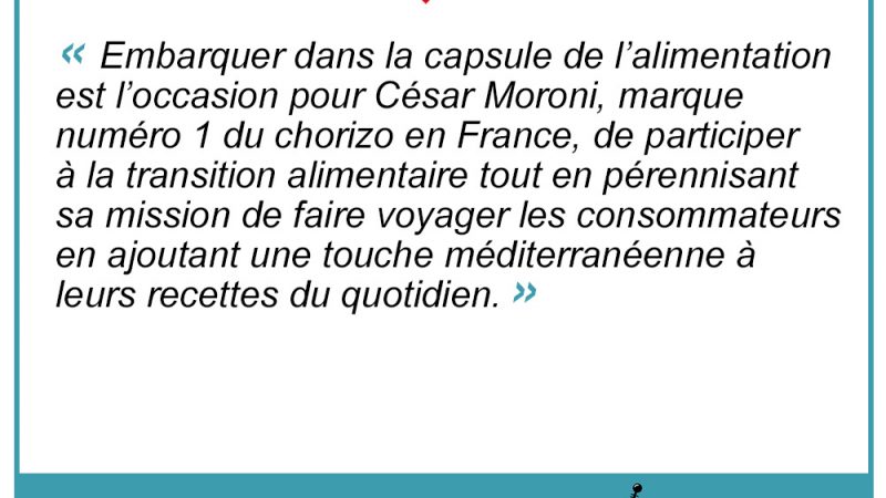 « Faire voyager les consommateurs en ajoutant une touche méditerranéenne à leurs recettes du quotidien »