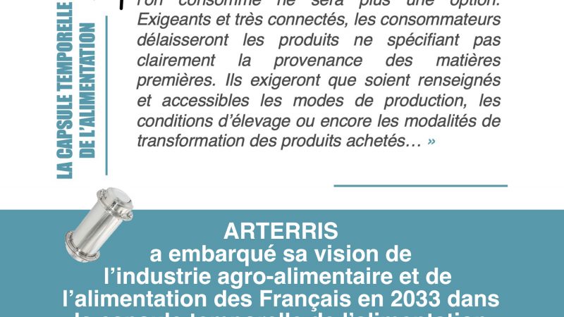 « En 2033, savoir d’où vient la nourriture que l’on consomme ne sera plus une option » – ARTERRIS