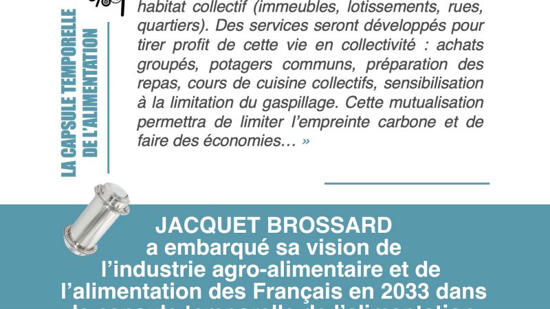 « En 2033, la mutualisation permettra de limiter l’empreinte carbone et de faire des économies » – JACQUET BROSSARD