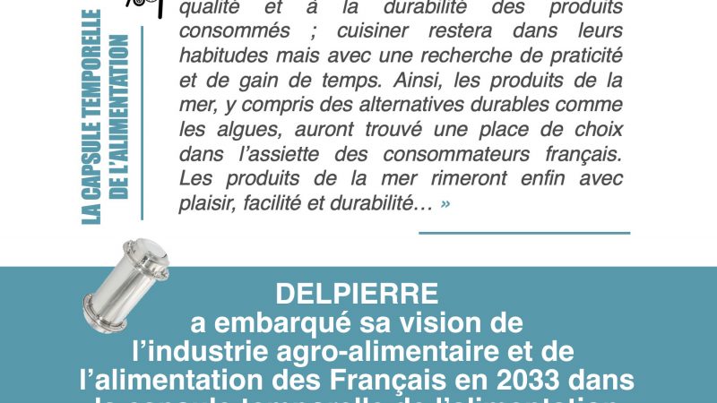 « En 2033, les Français seront très attentifs à la qualité et à la durabilité des produits consommés » – DELPIERRE